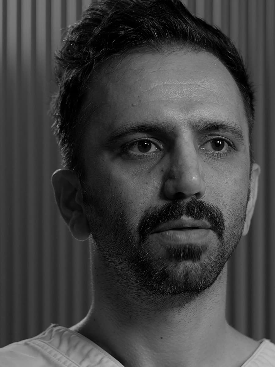 Mo Parhizkar, who leads the group's in-house lab.
